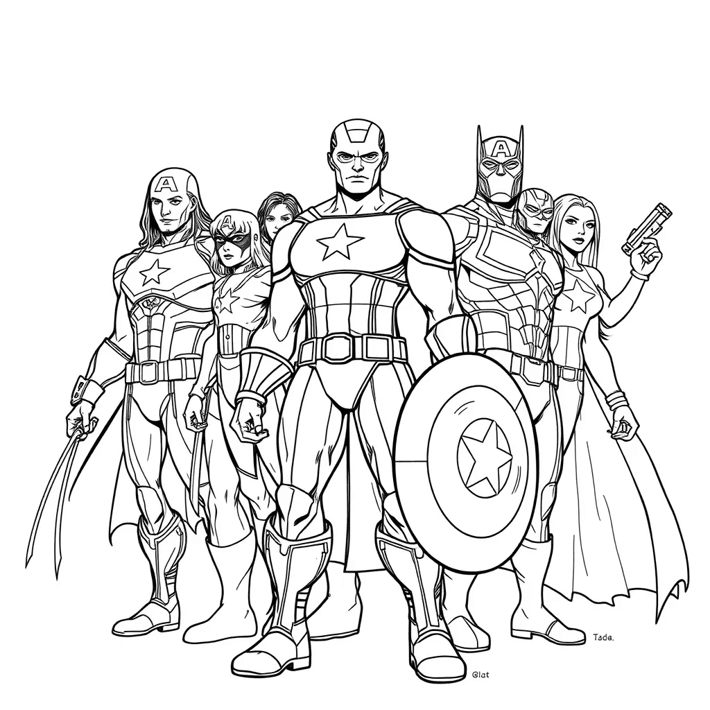 Avengers Coloring Pages