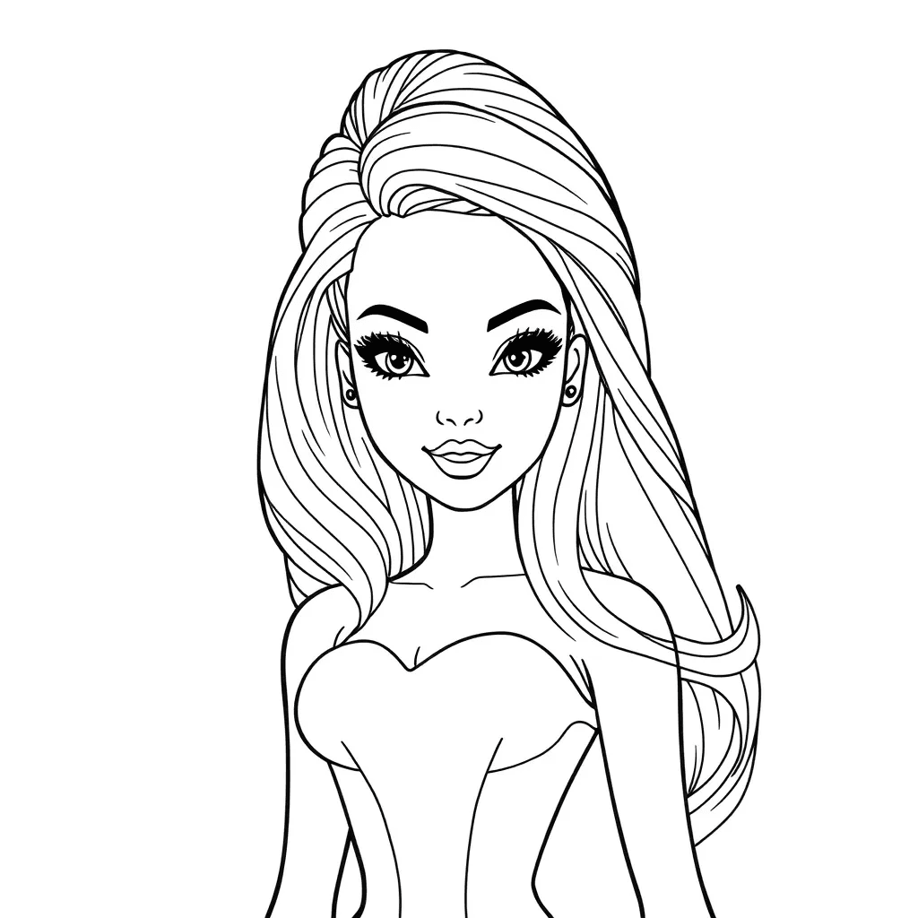 Barbie Coloring Pages