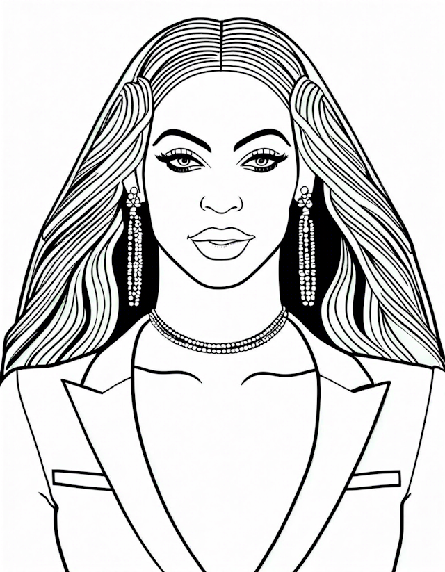 Beyonce Coloring Pages