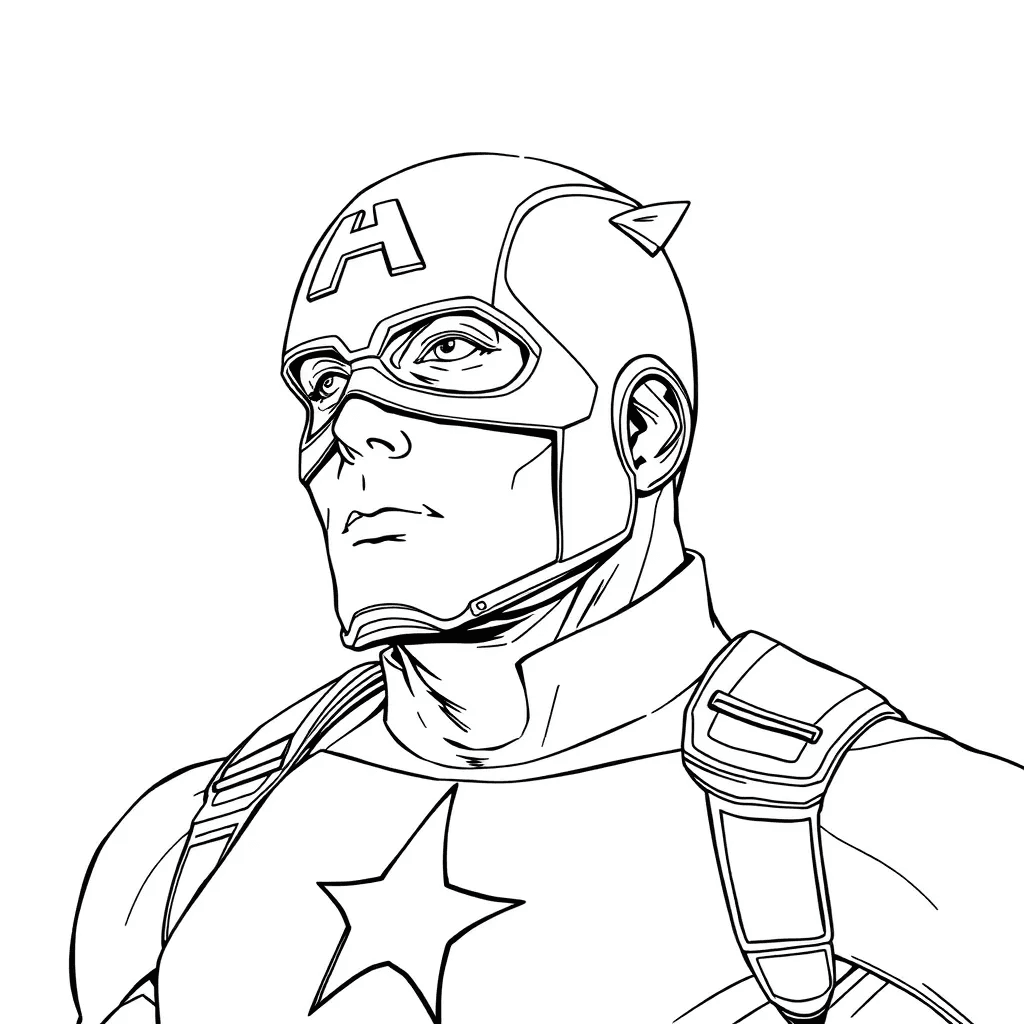 Captain America Coloring Pages