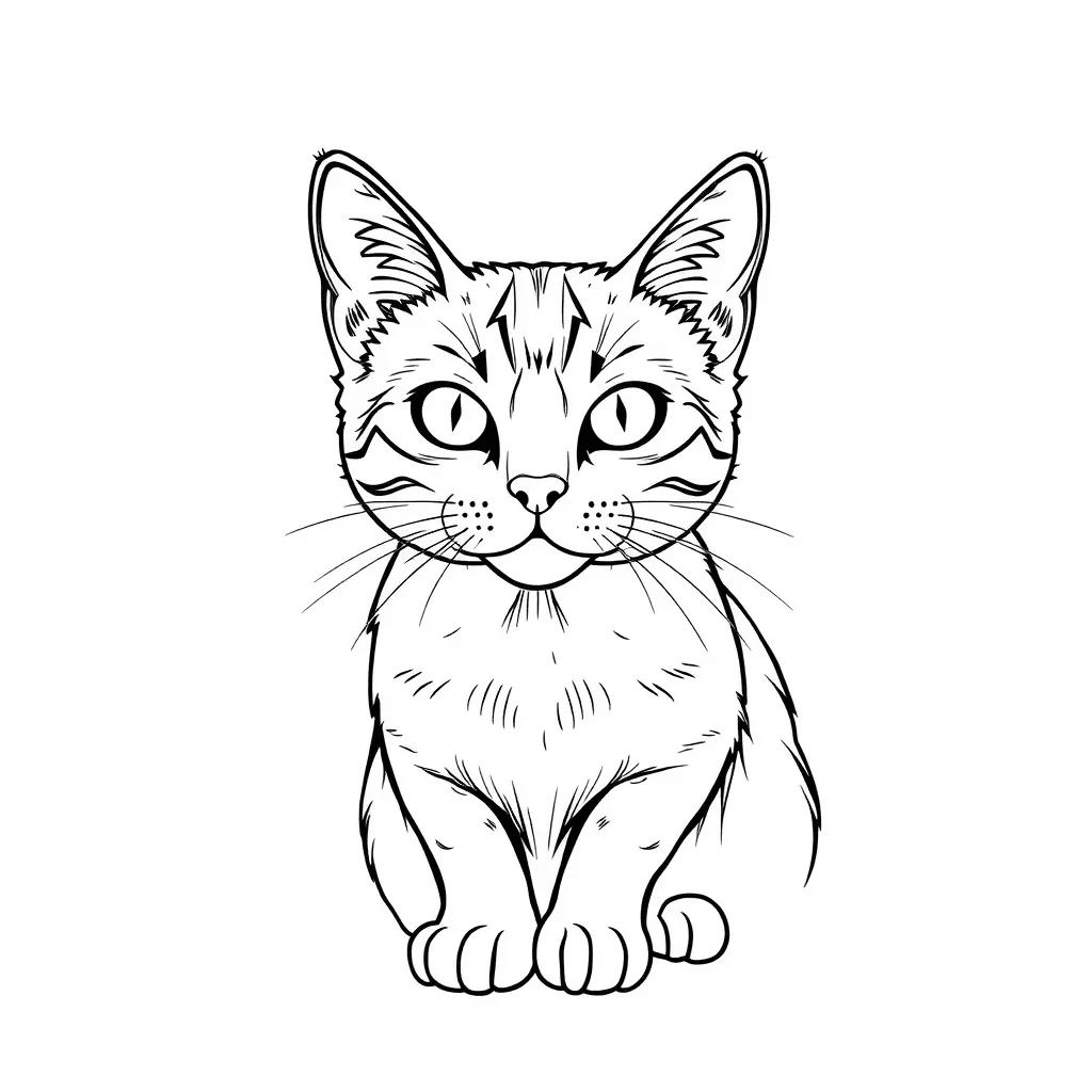 cat coloring pages