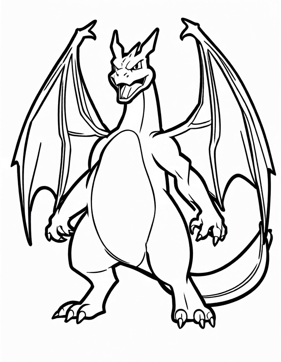 Charizard Coloring Pages