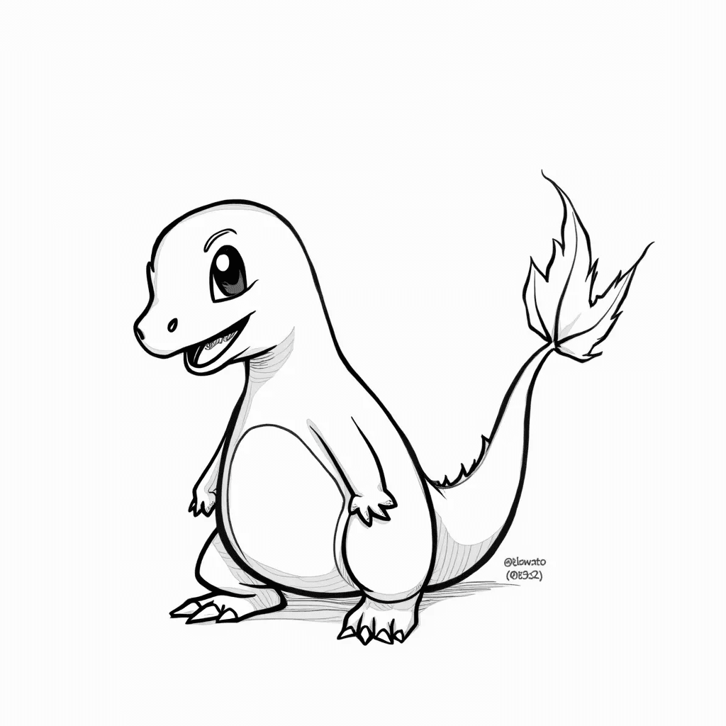 charmander coloring pages