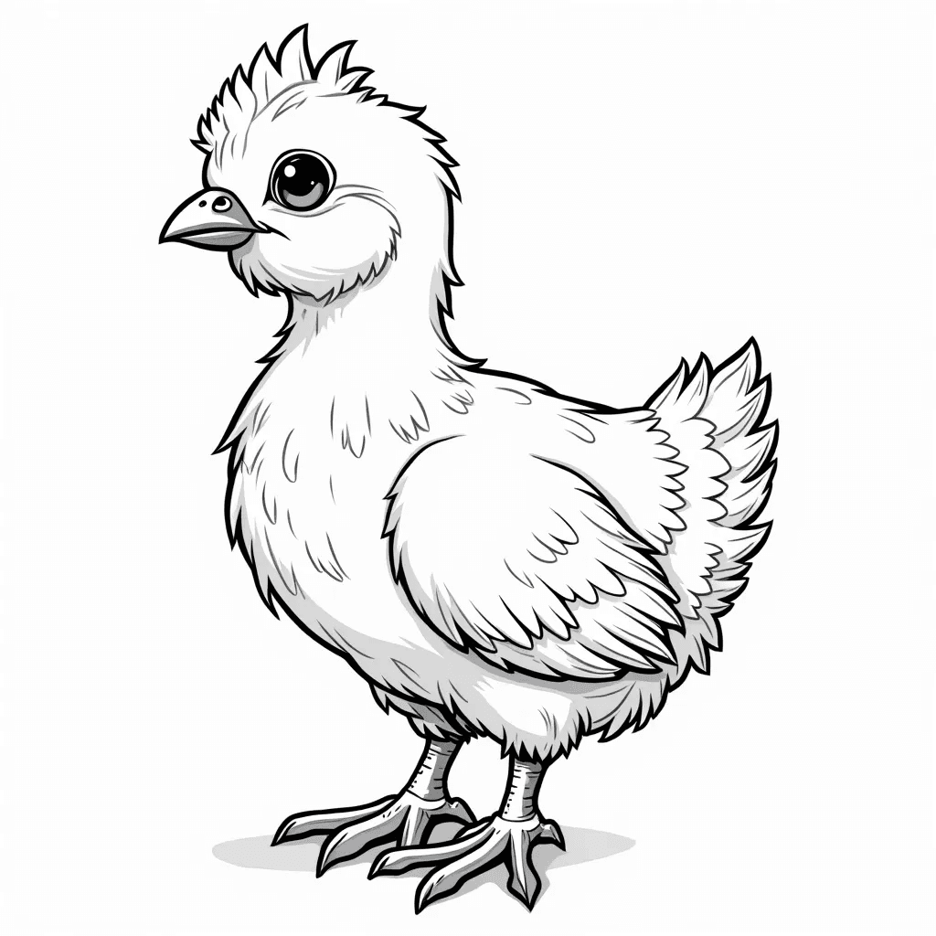 chick coloring pages