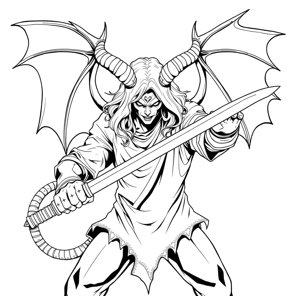 demon slayer coloring pages