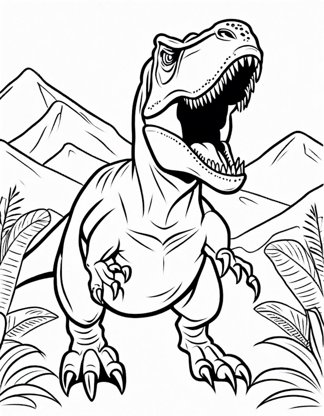 Dinosaur Coloring Pages