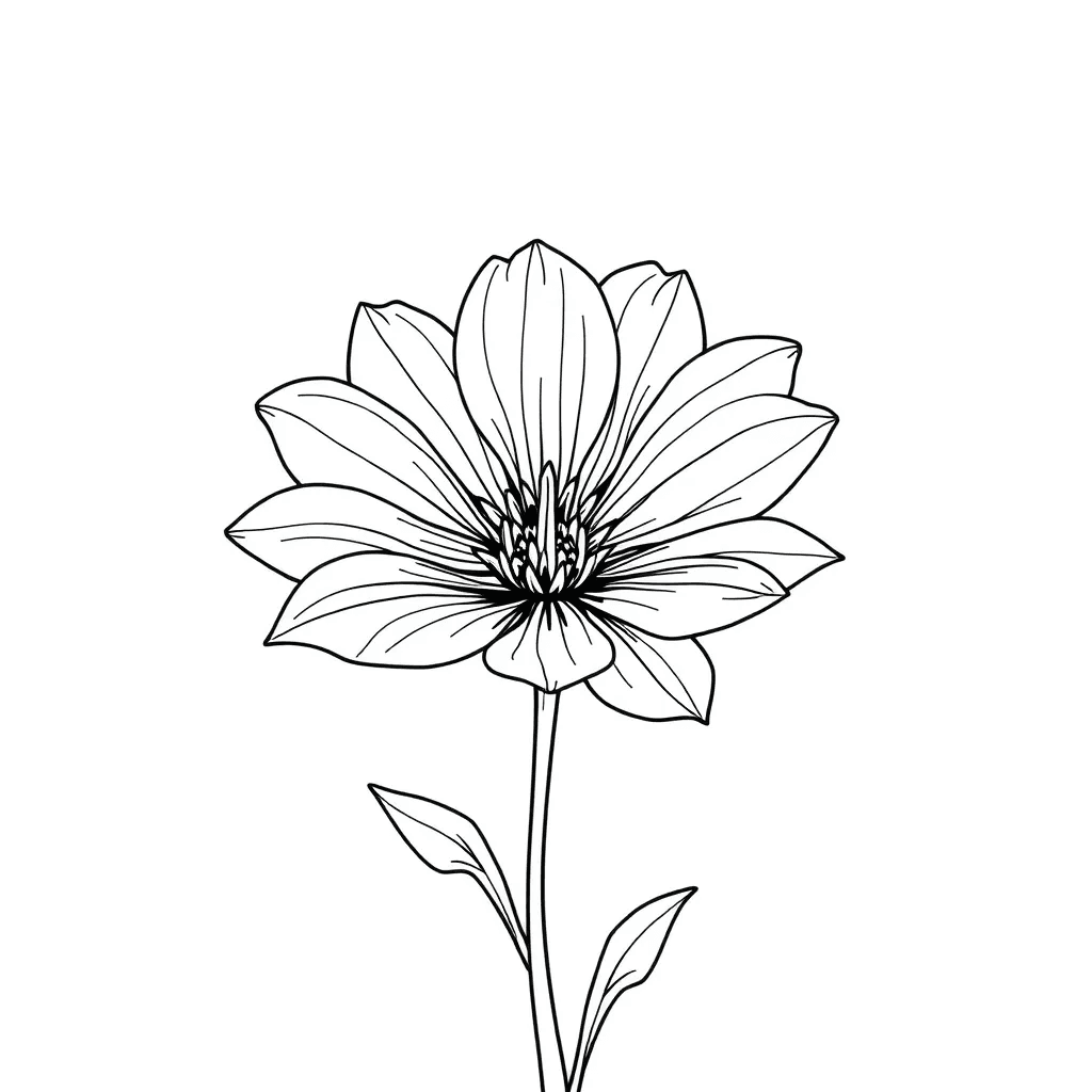 Flower Coloring Pages