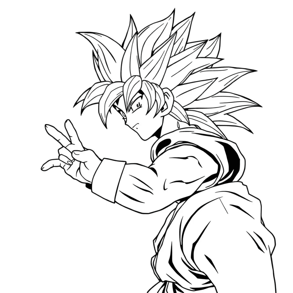 goku coloring pages