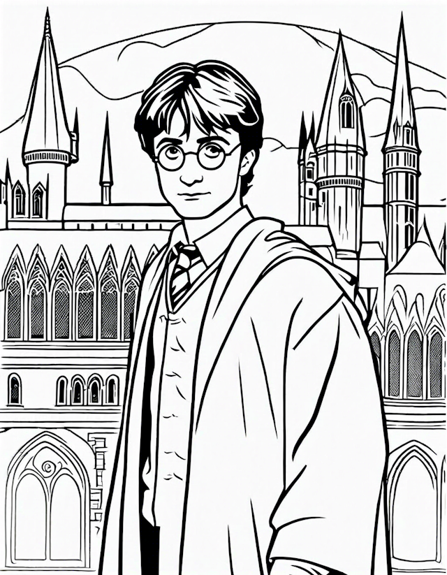 Harry Potter Coloring Pages