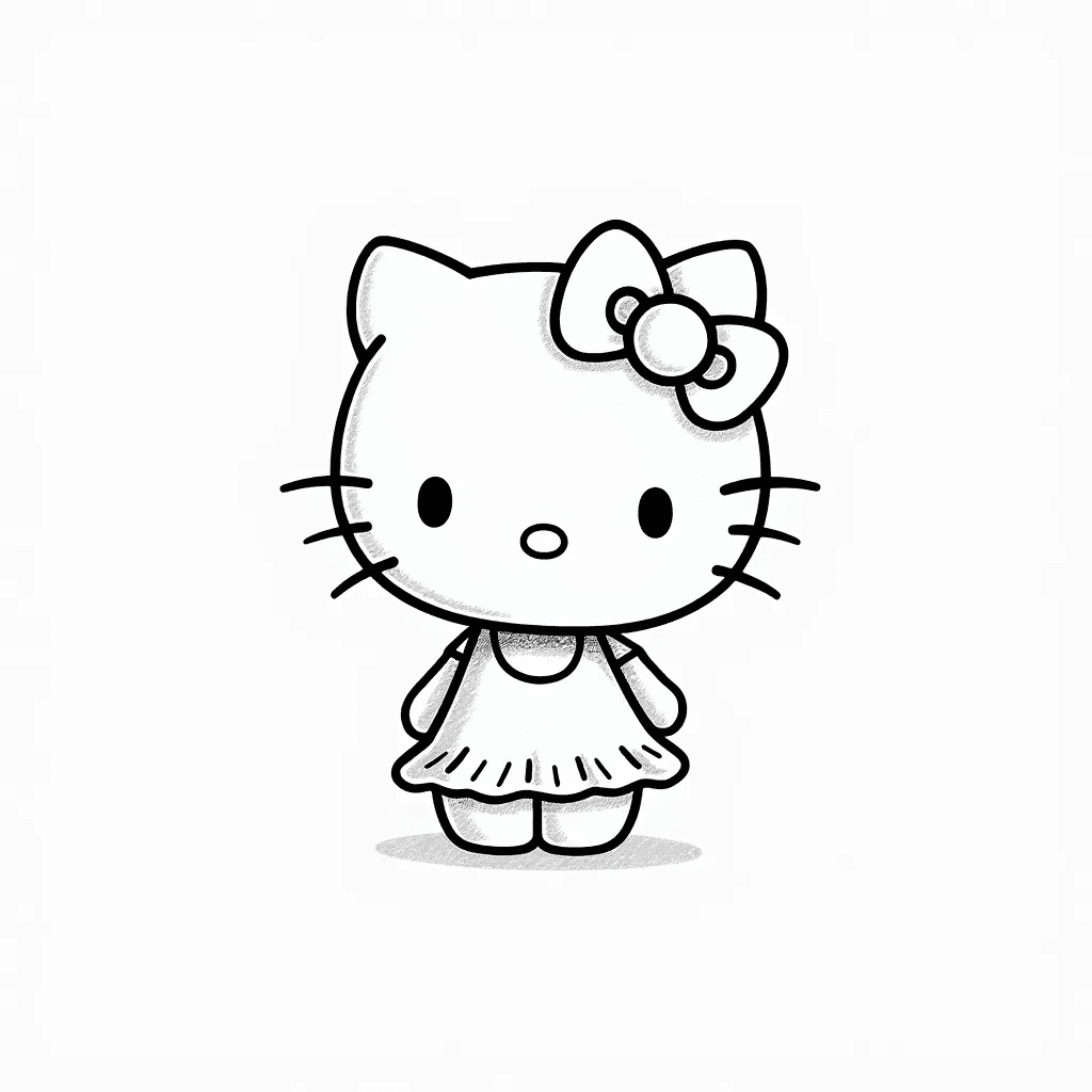 hello kitty coloring pages