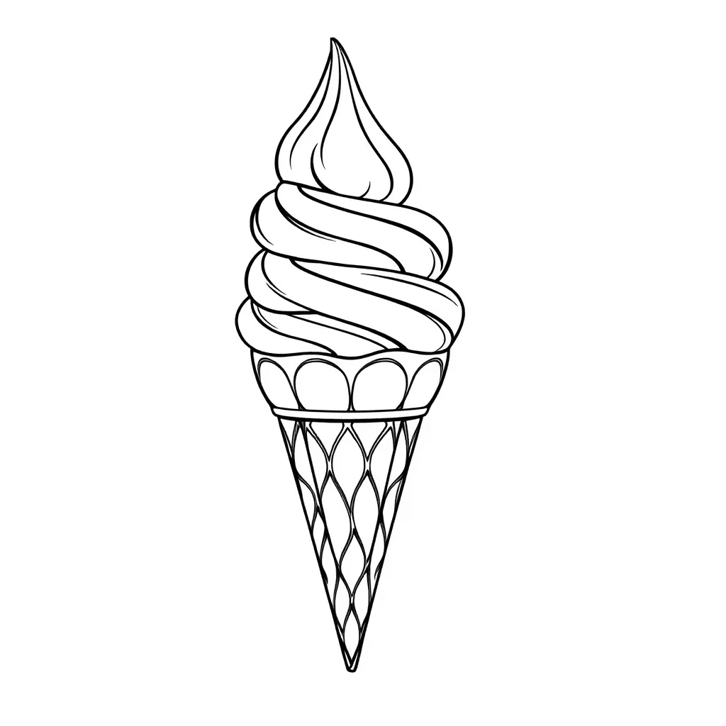 ice cream coloring pages