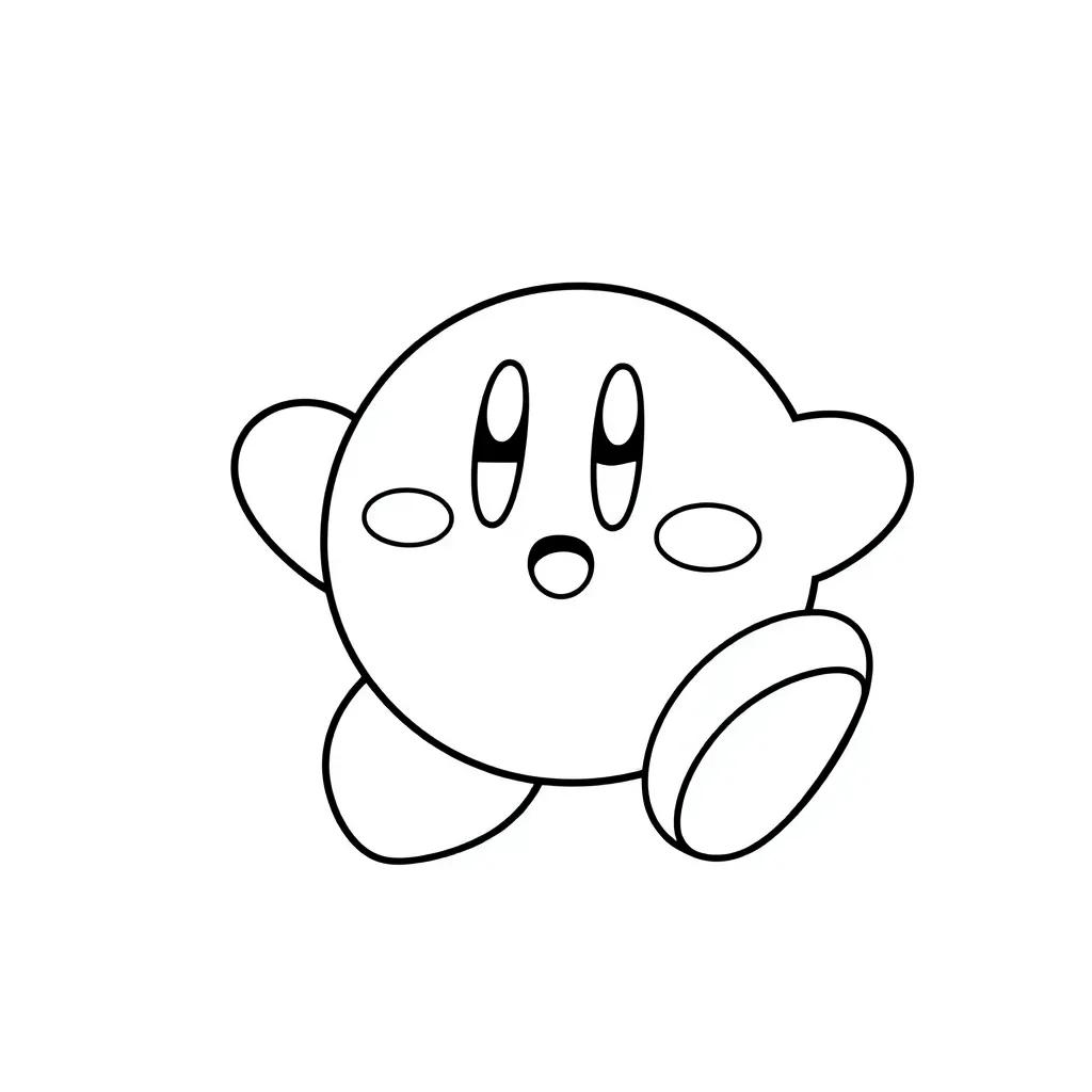 kirby coloring pages