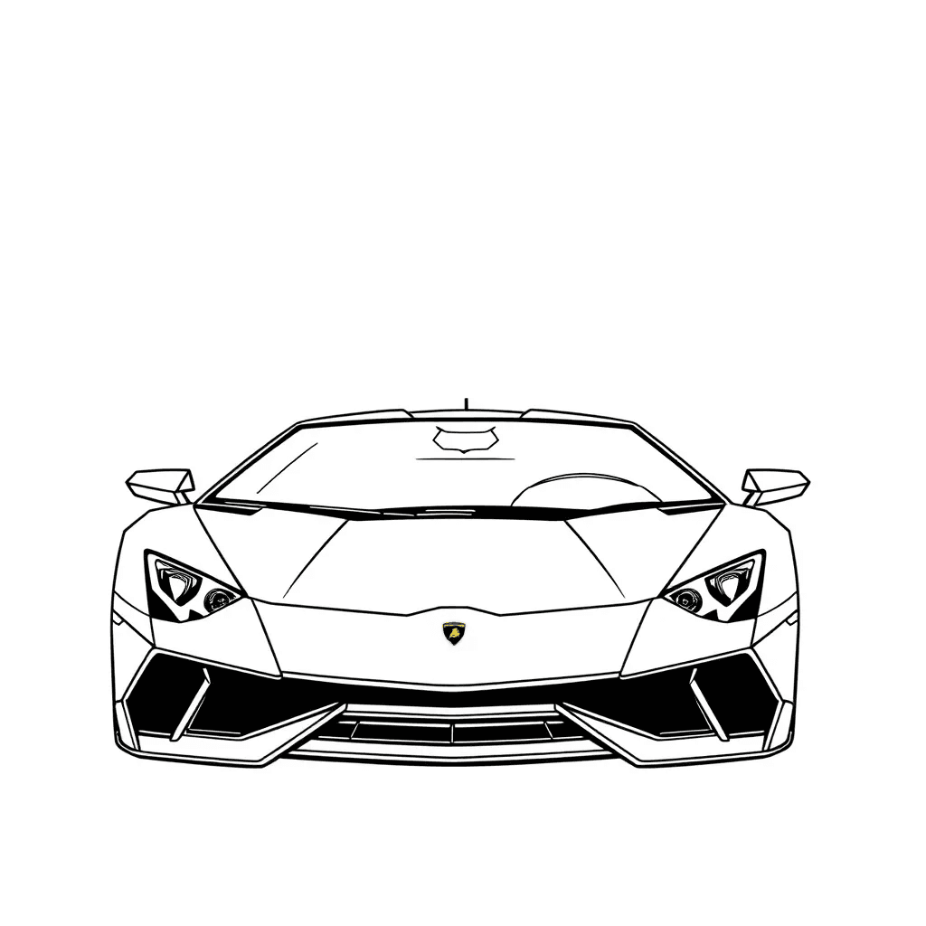 Lamborghini Coloring Pages