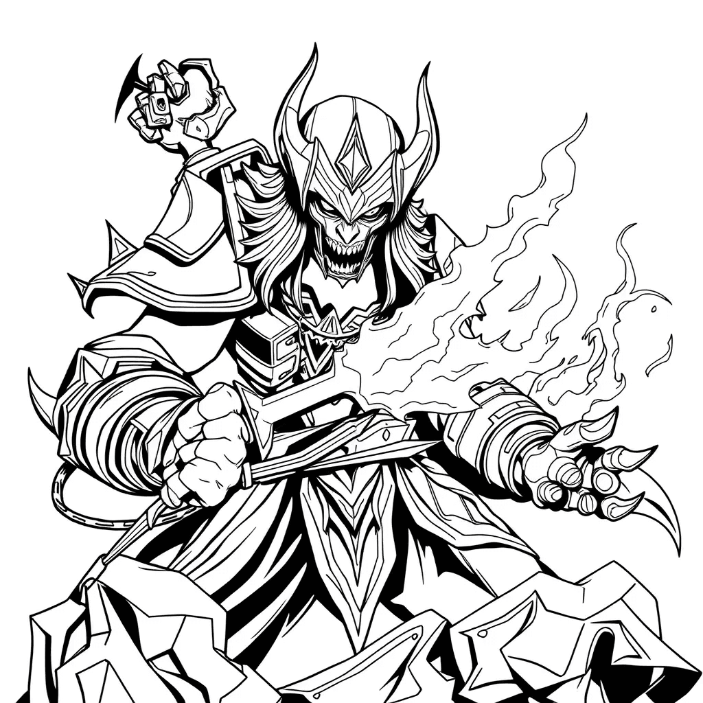 League Of Legends Coloring Pages