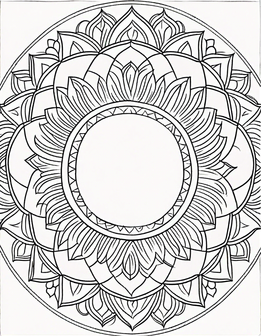 mandala coloring pages