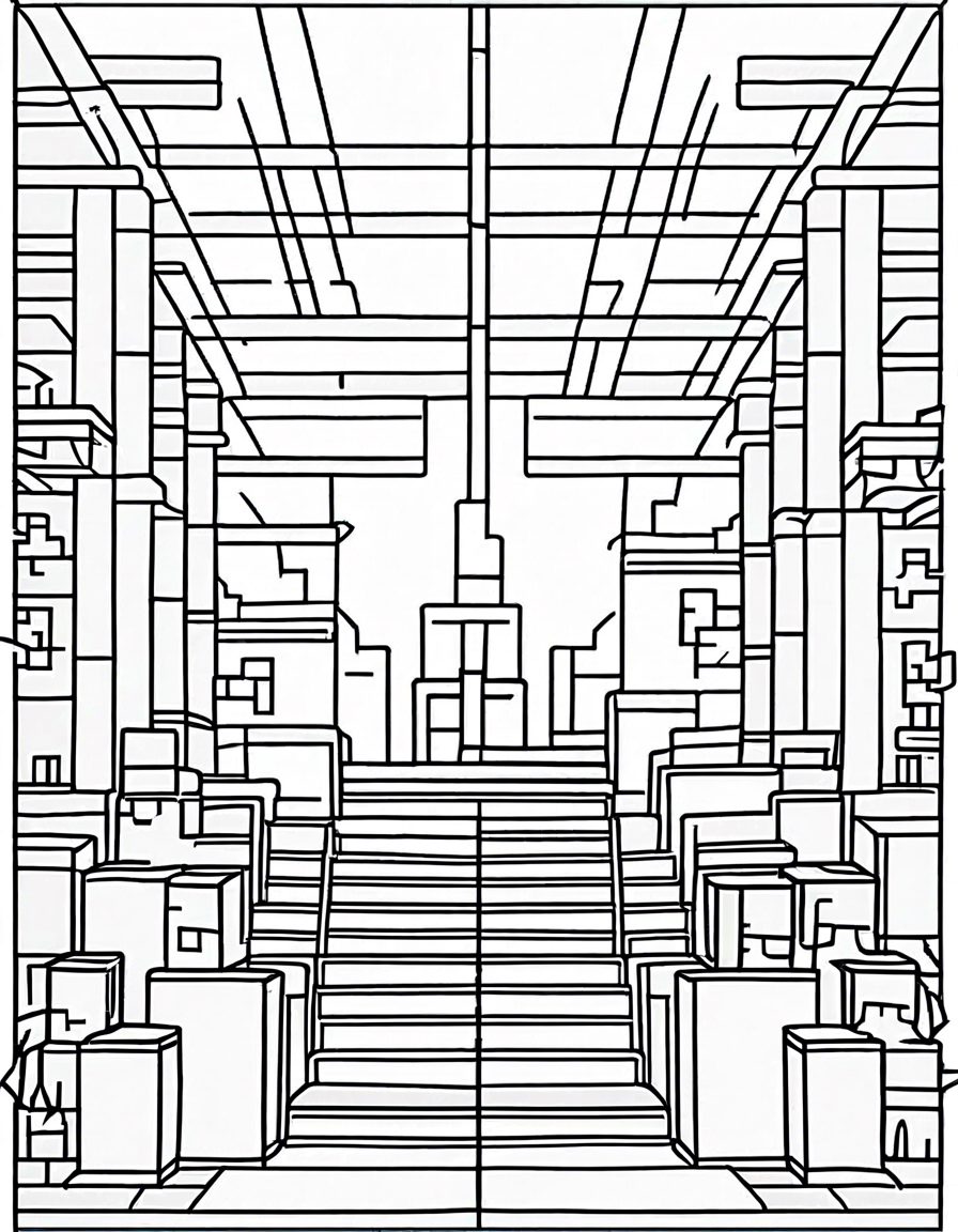 minecraft coloring pages