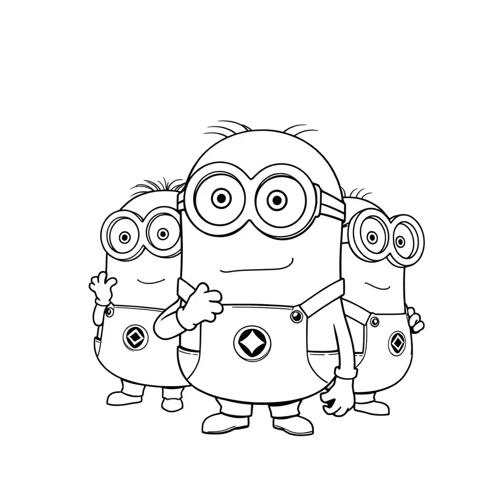 Minion Coloring Pages