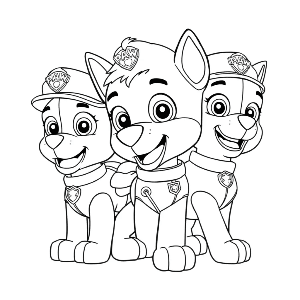 
						Paw Patrol Coloring Pages
					