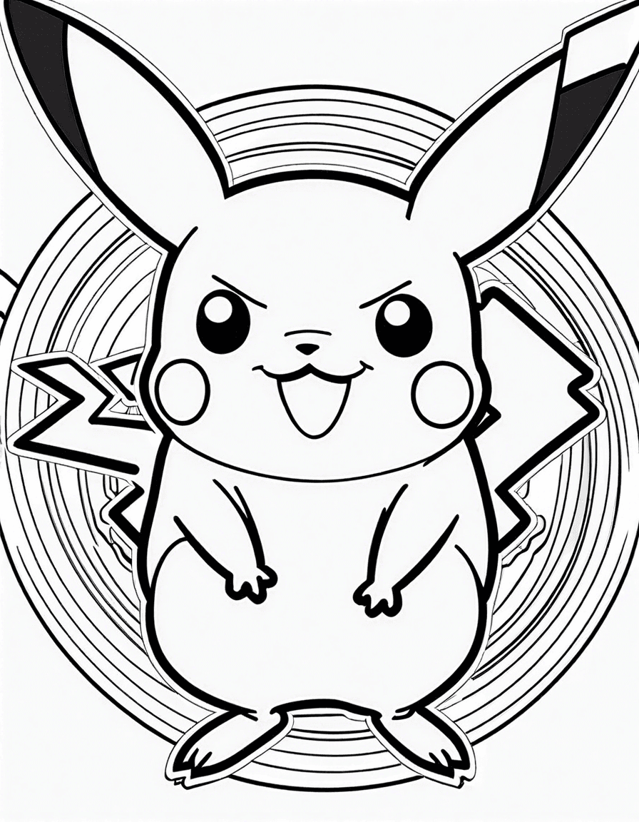 Pikachu Coloring Pages