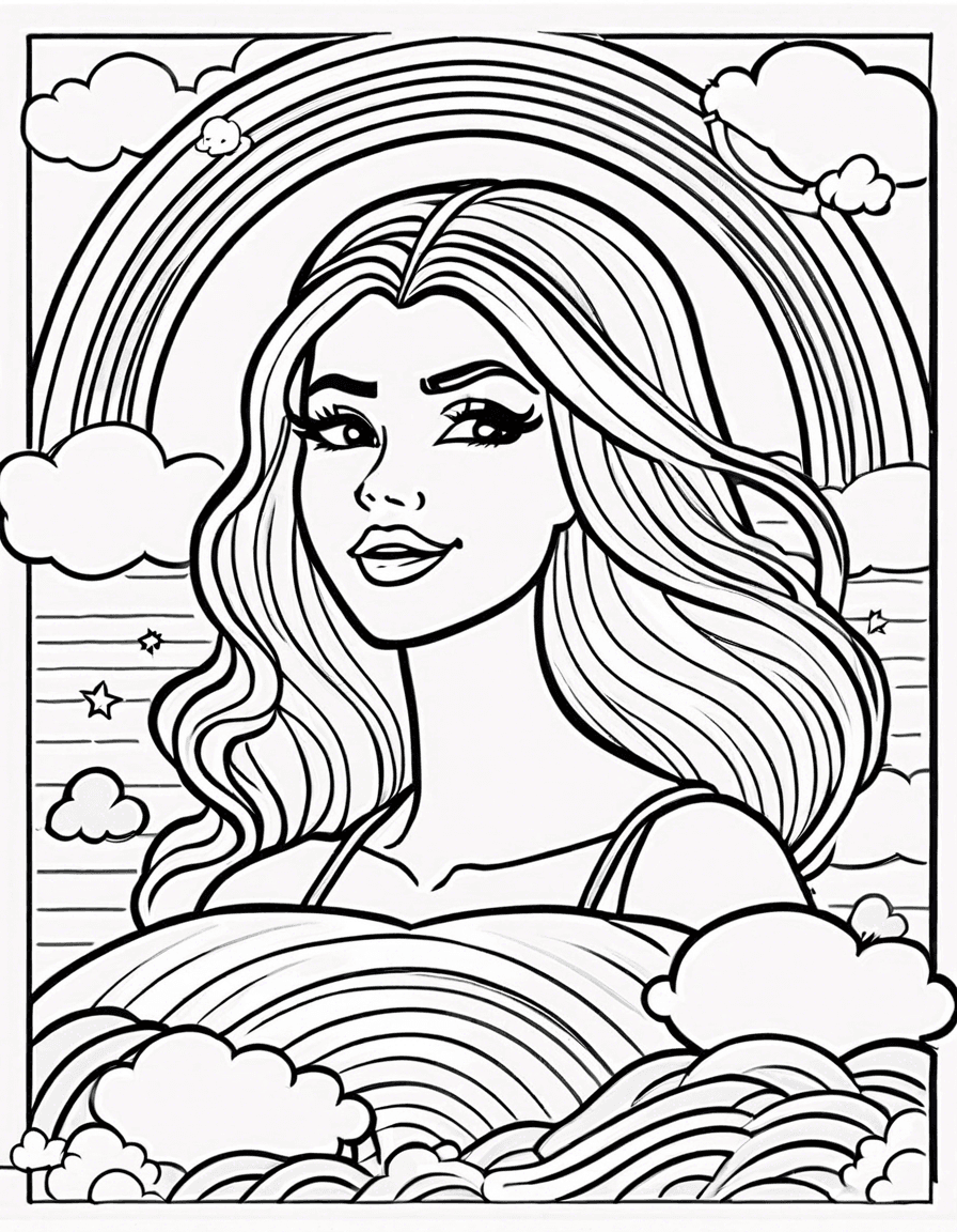 Rainbow Coloring Pages