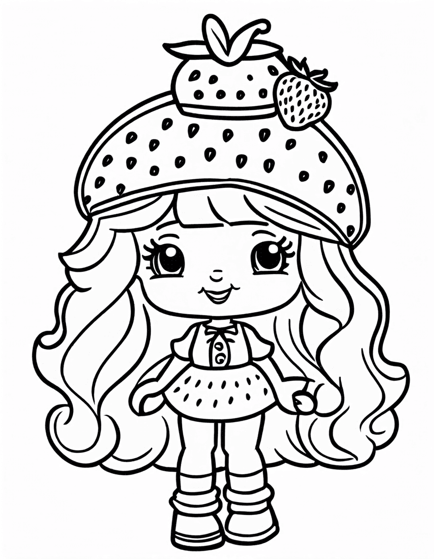 Strawberry Shortcake Coloring Pages