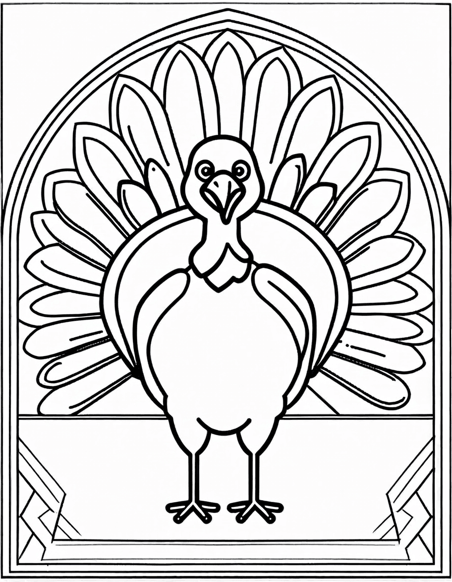 
						Turkey Coloring Pages
					