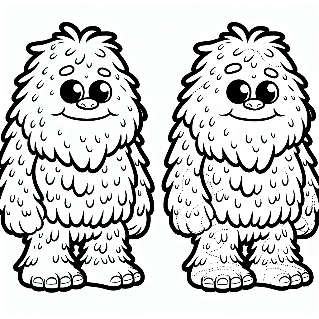 abominable coloring pages