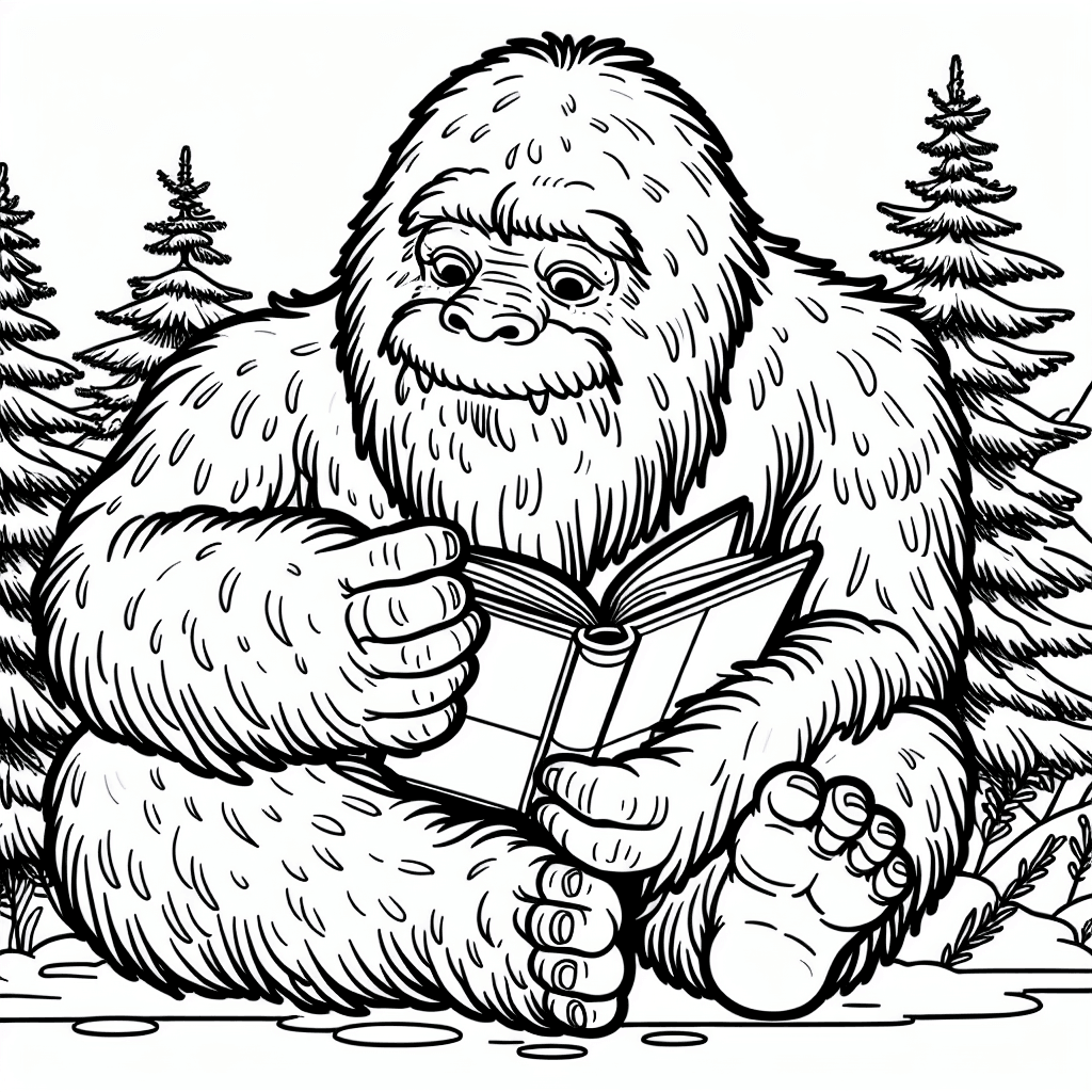 Additional abominable coloring page 2