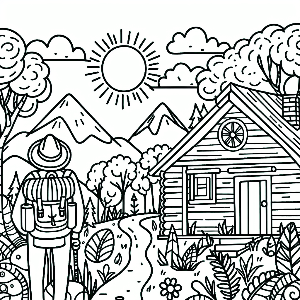 adventure coloring pages