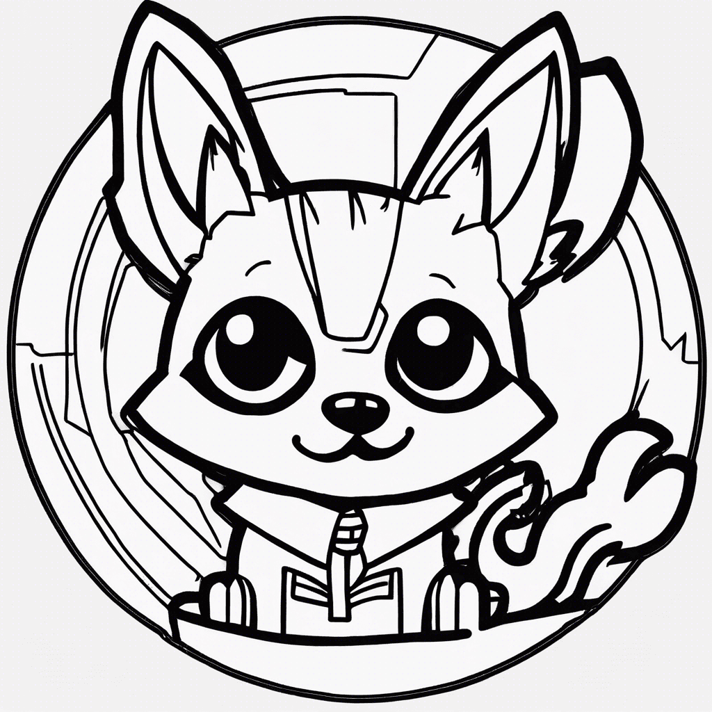 Additional aggretsuko red coloring page 2