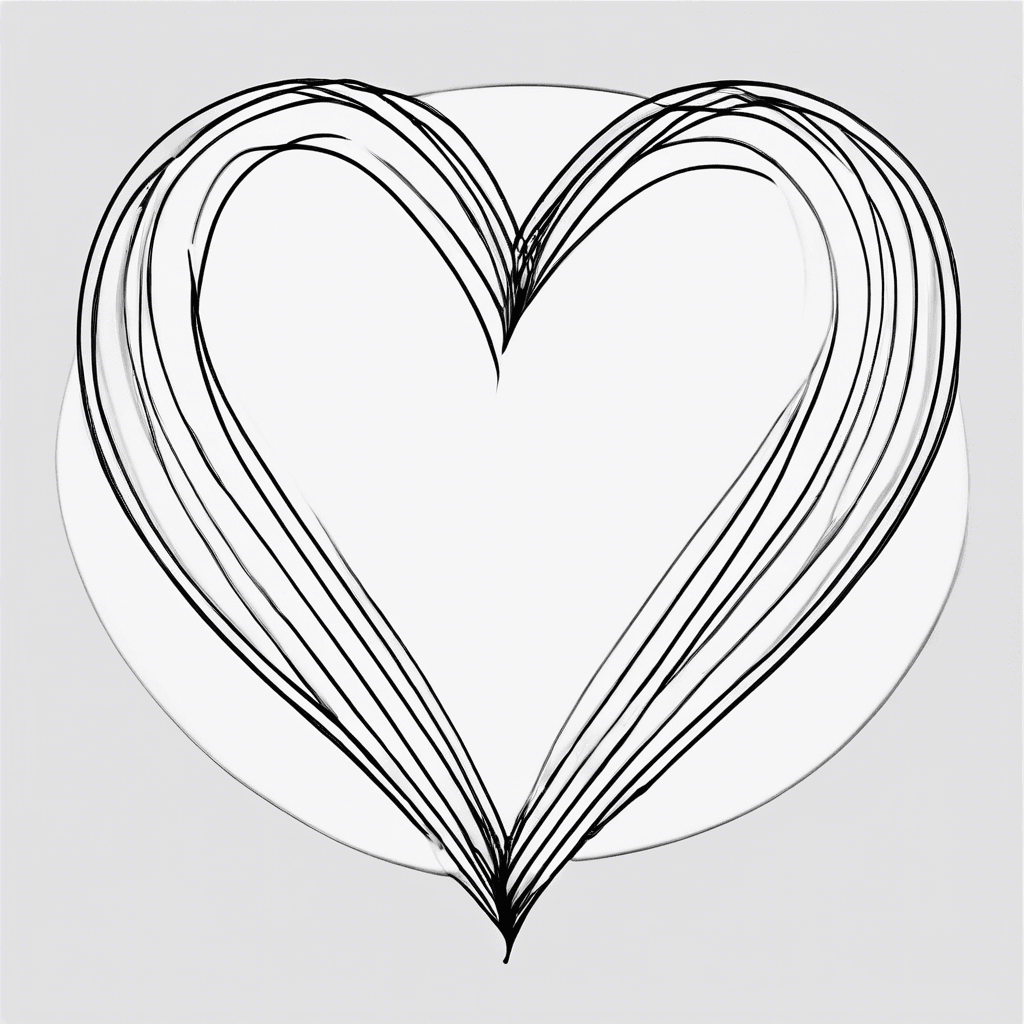 Additional anniversary hearts coloring page 2