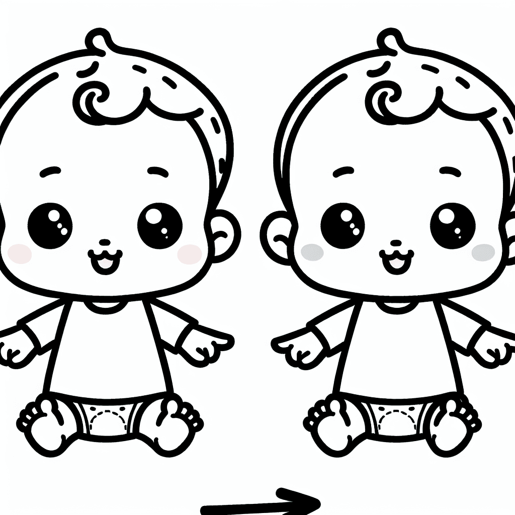 baby cute coloring pages