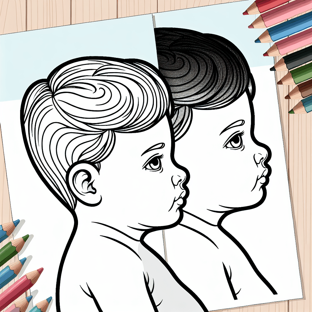 Additional baby cute coloring page 1