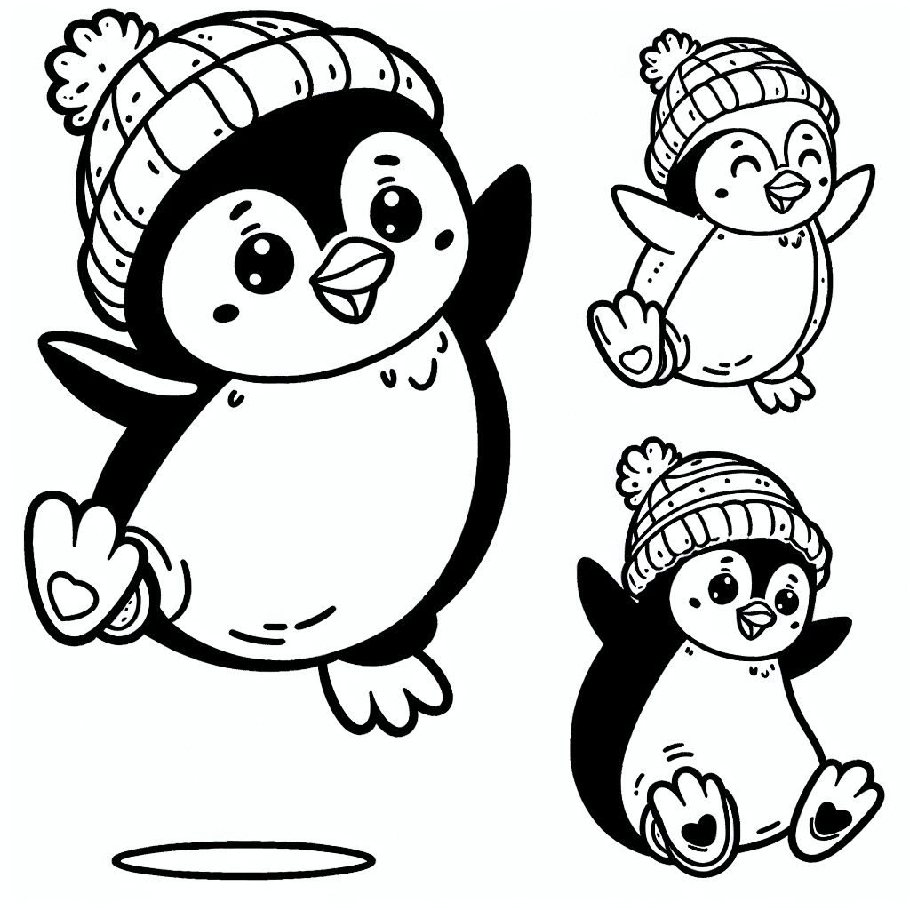 Additional badtz maru penguin coloring page 2