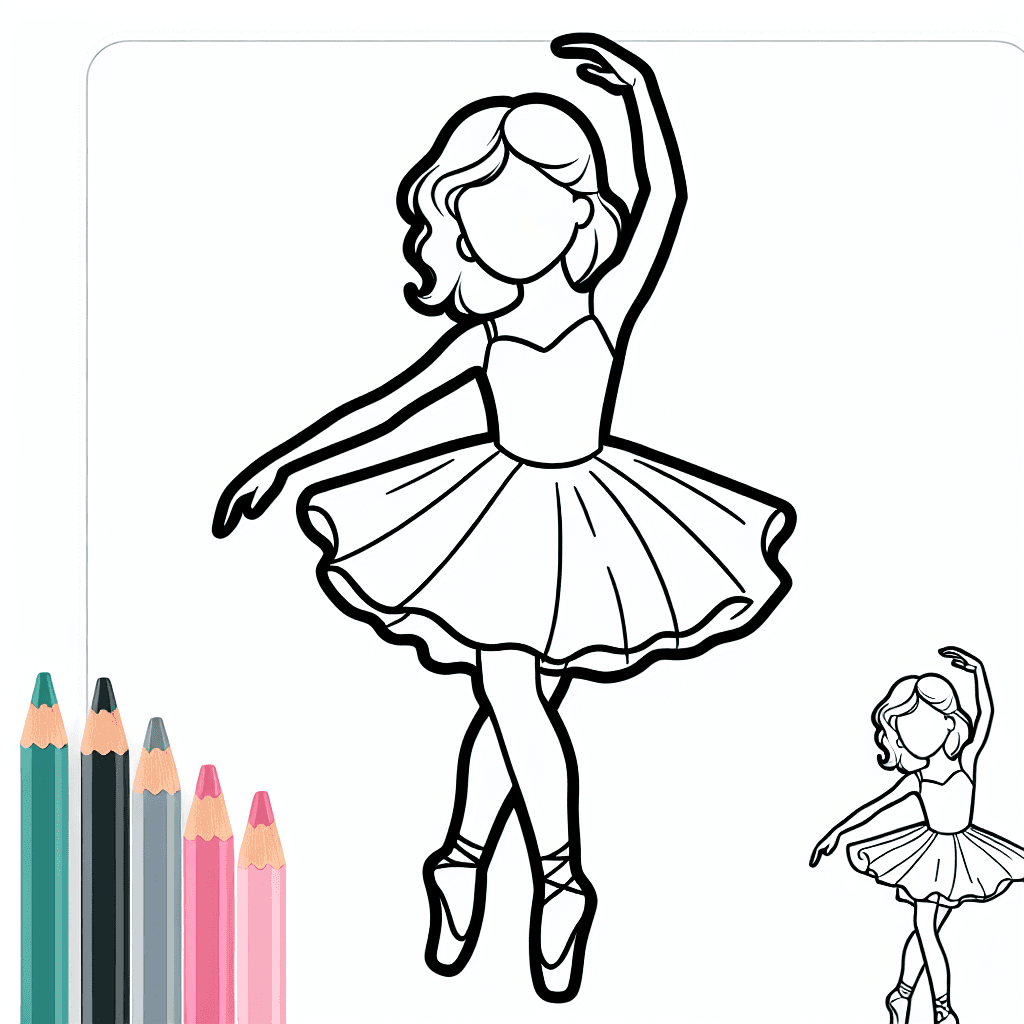 ballet dancer coloring pages