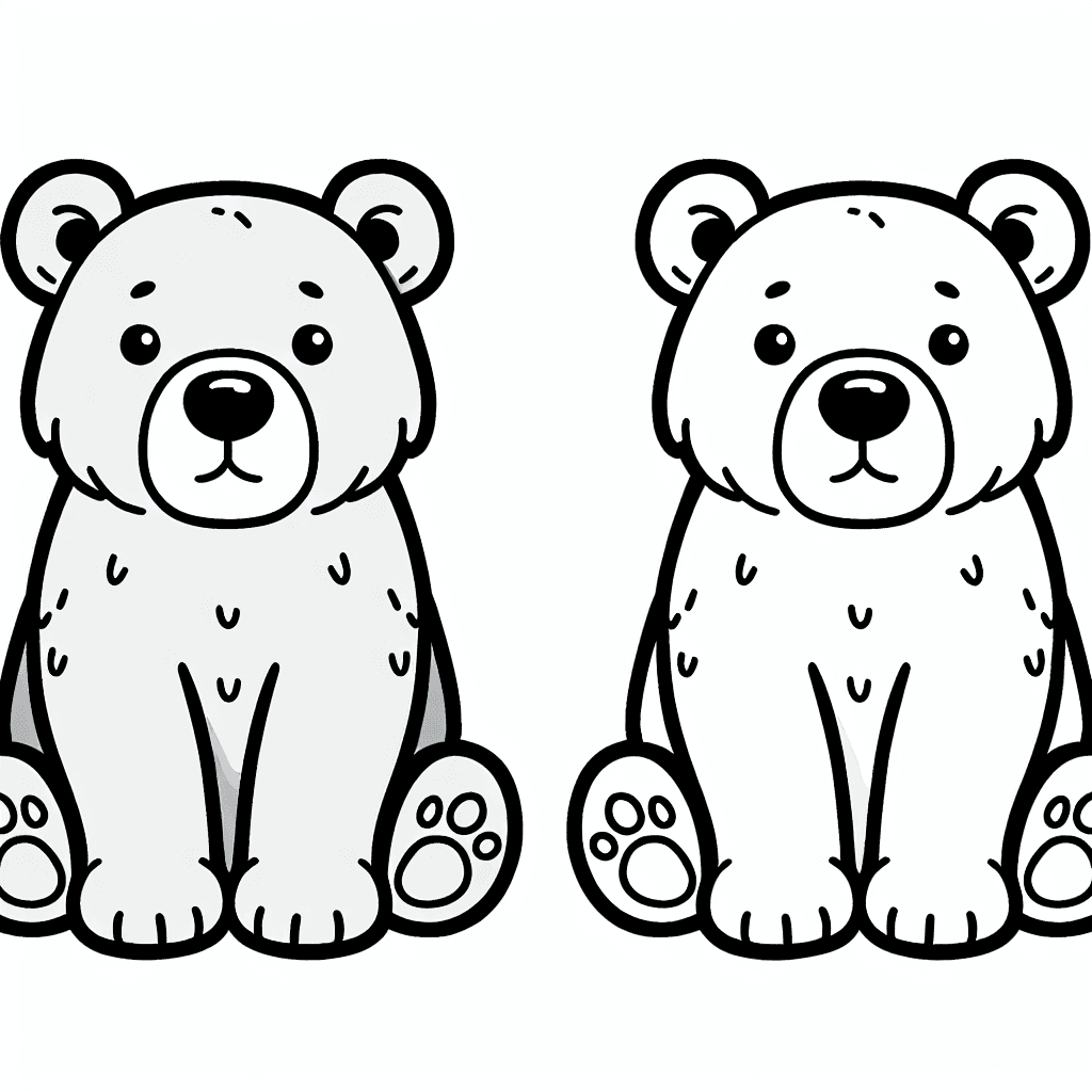 bear coloring pages