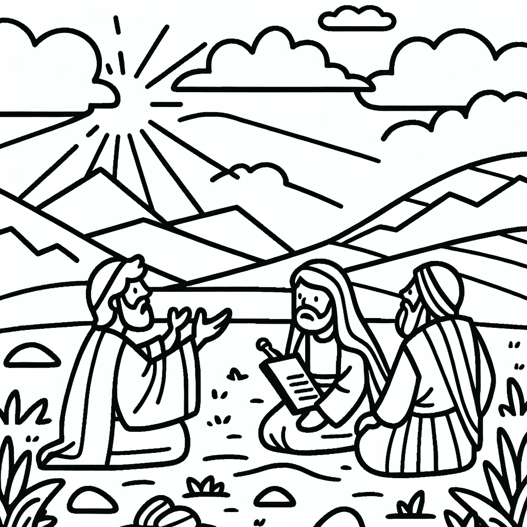 bible story coloring pages