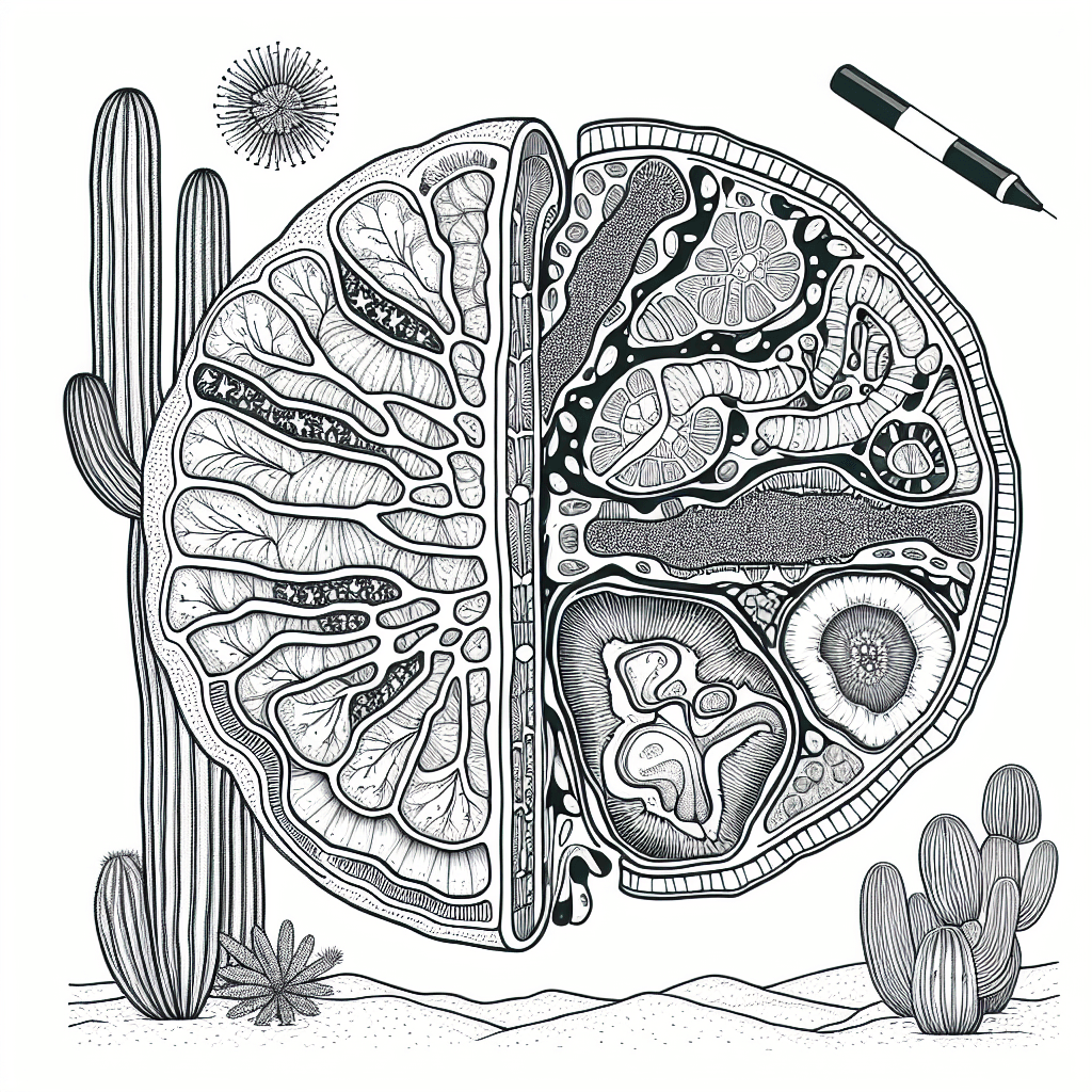 Additional biology body coloring page 2