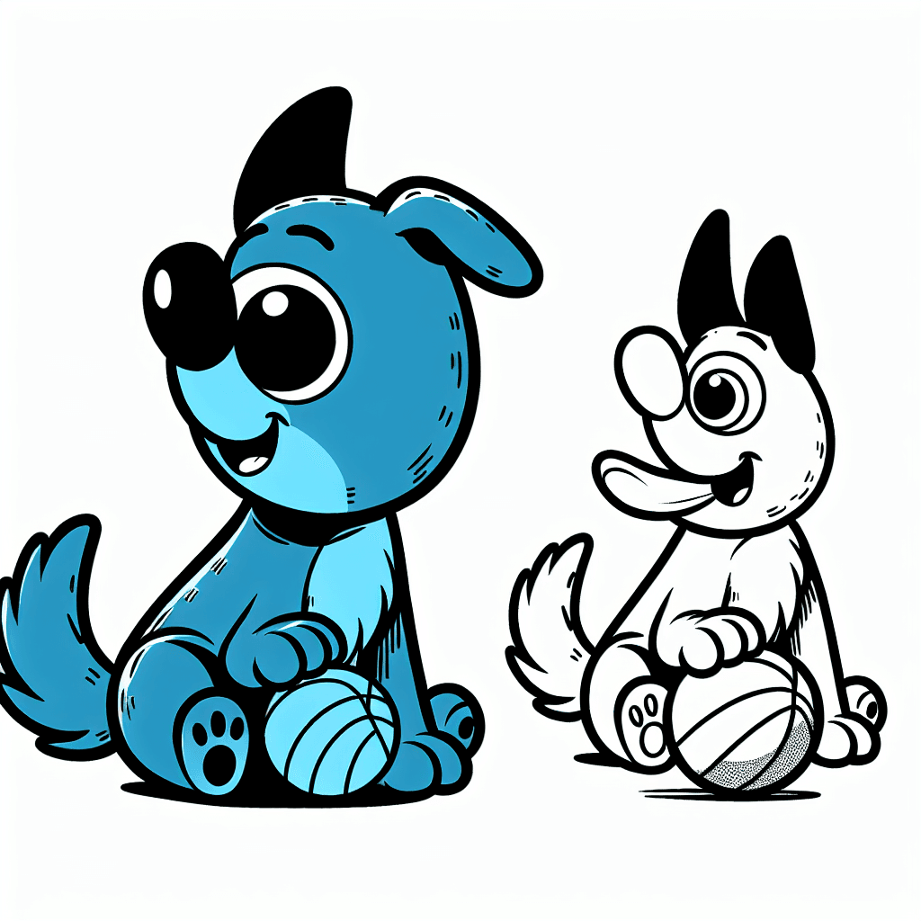 Additional blues clues coloring page 2