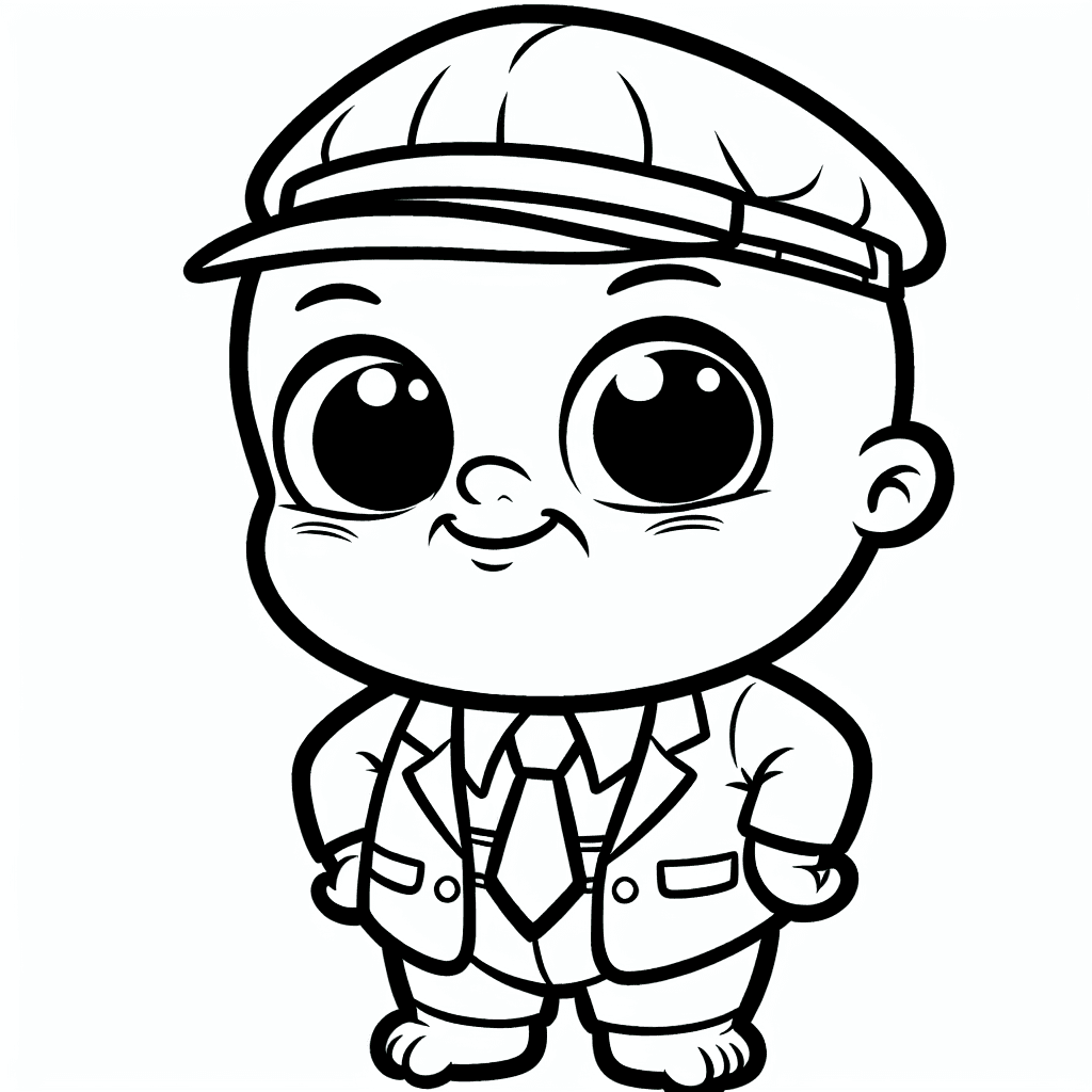 boss baby coloring pages