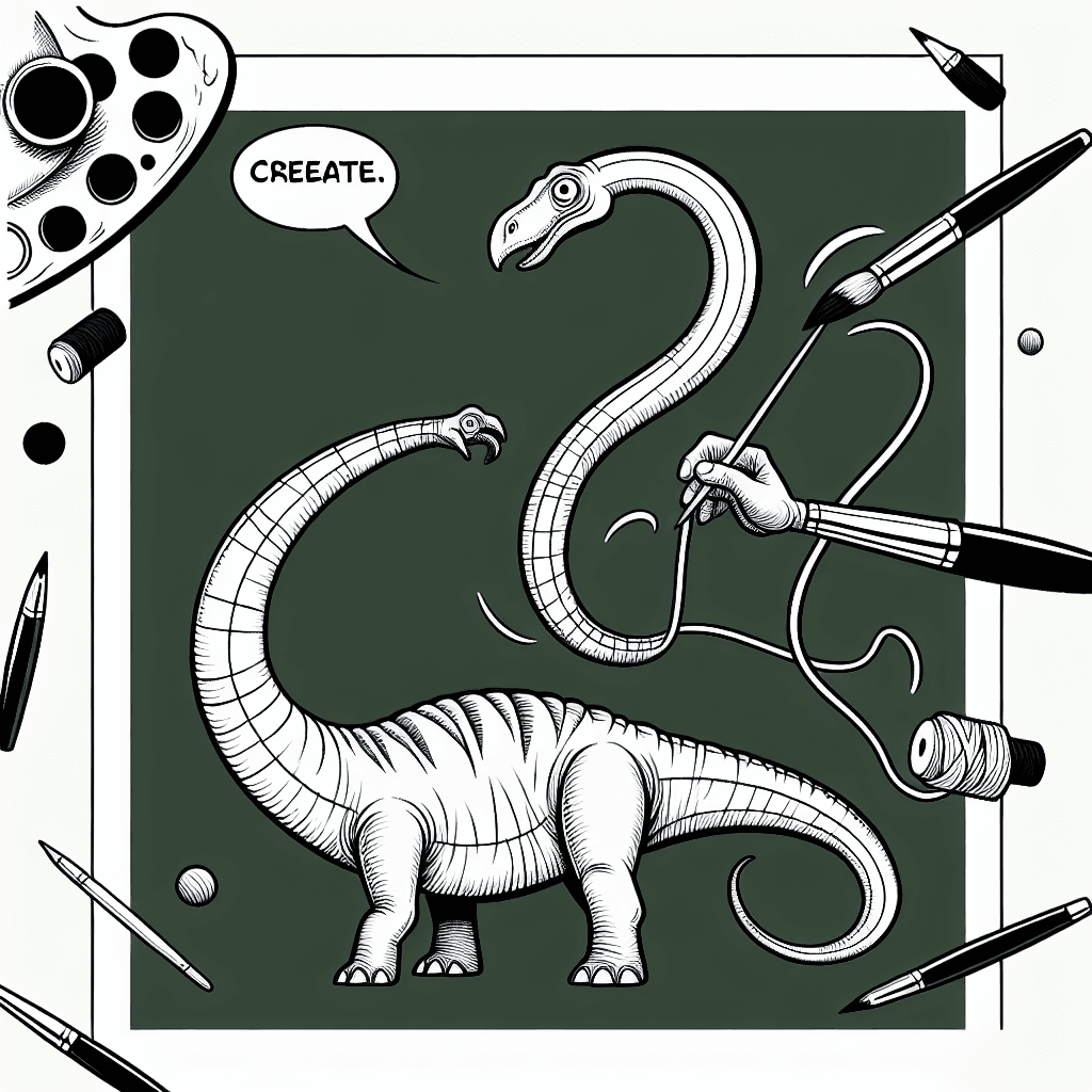 Additional brachiosaurus coloring page 2