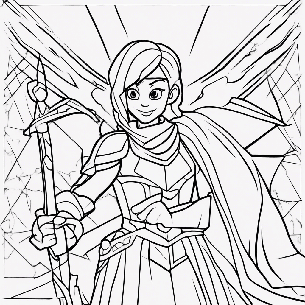 Additional brave coloring page 2