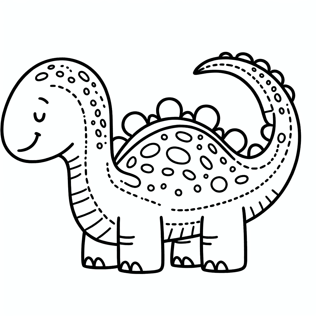 brontosaurus coloring pages