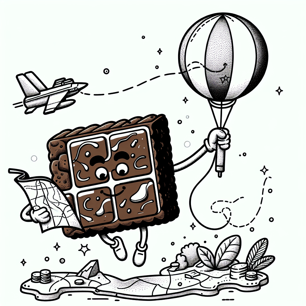 Additional brownie chocolate coloring page 2