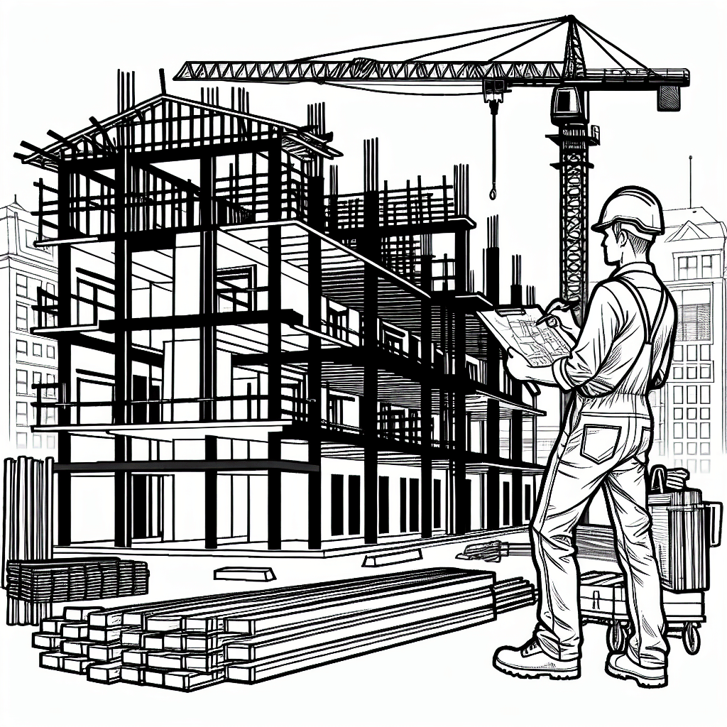 Additional builder construction coloring page 1