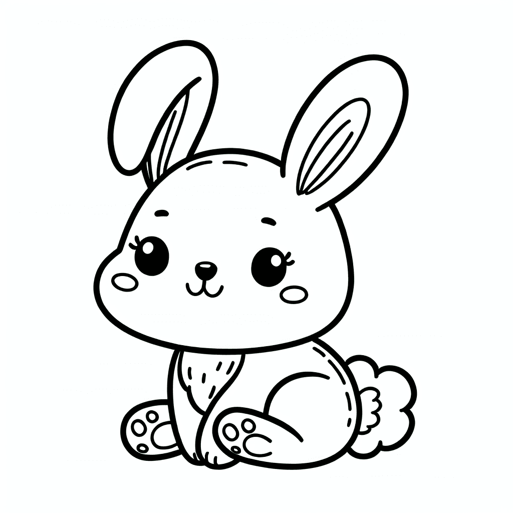 bunny coloring pages