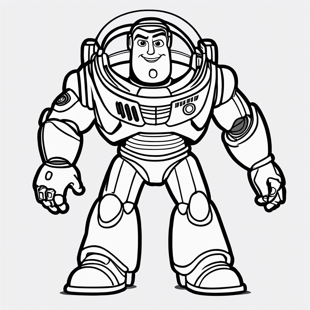 buzz lightyear coloring pages