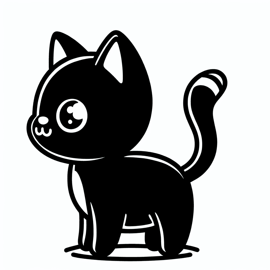 Additional chococat black coloring page 1