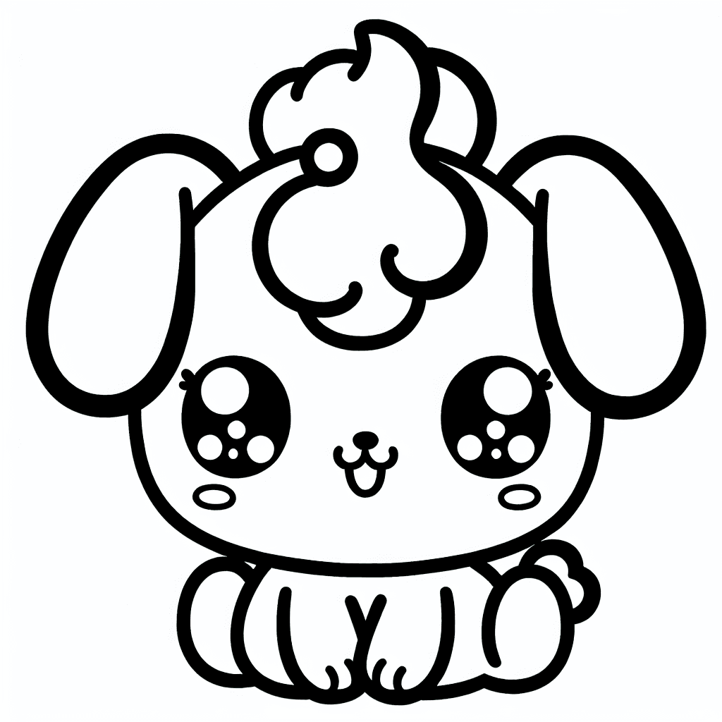 cinnamoroll puppy coloring pages