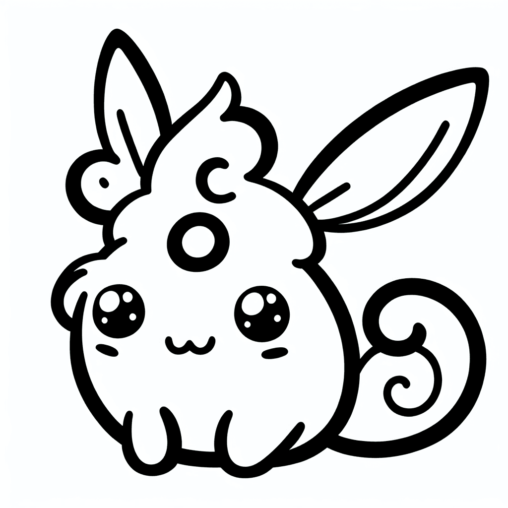 clefairy coloring pages